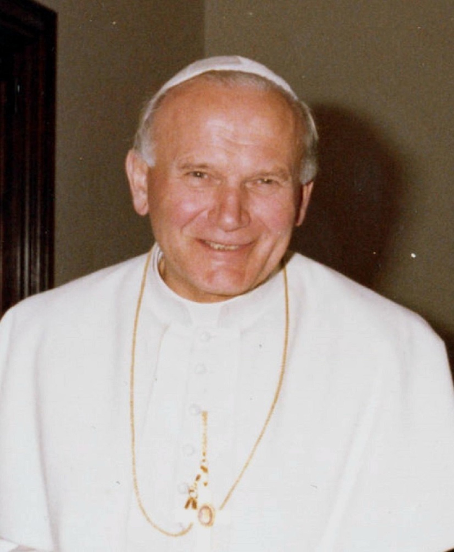 Pope St. John Paul II, who issued Ecclesia Dei in 1988.