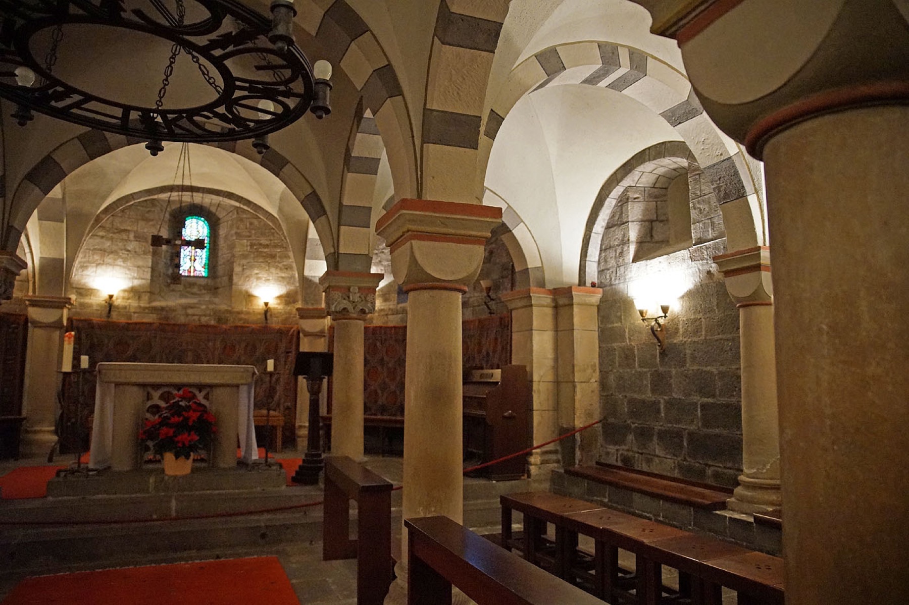 The crypt chapel of Maria Laach Abbey