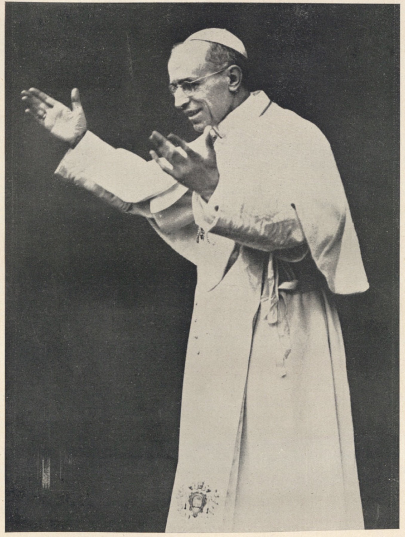 Pope Pius XII, under whom the 1955 Holy Week reform was carried out.