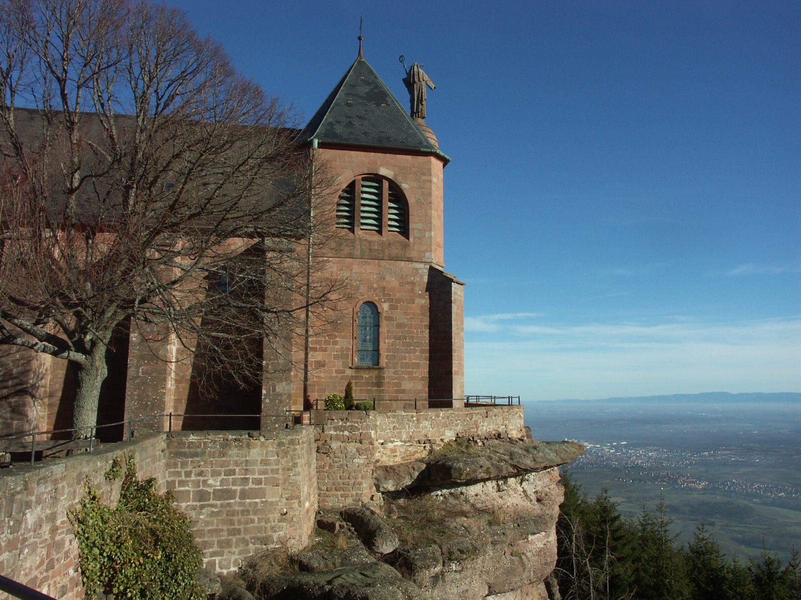 Mont Sainte-Odile abbey, Alsace.
