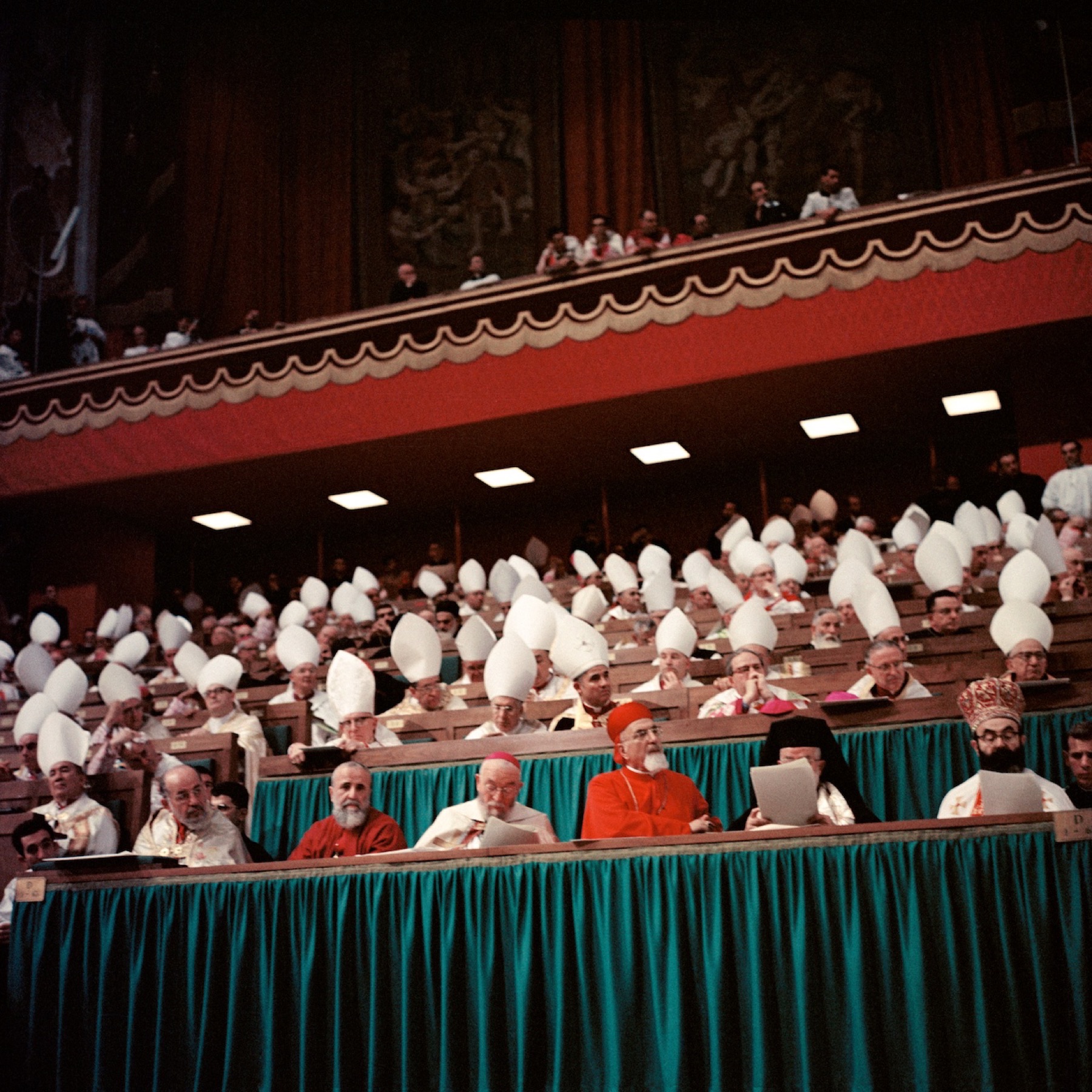 A general congregation of the Second Vatican Council.